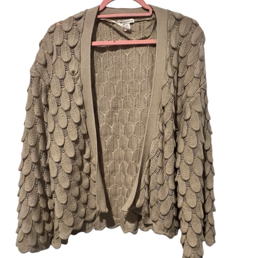 Cato Textured Brown Women's Cardigan